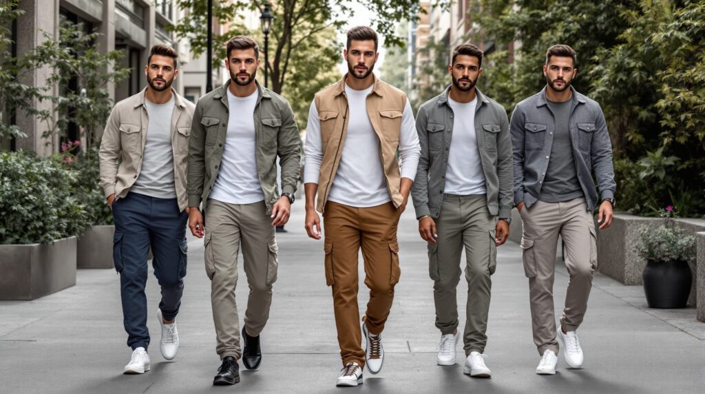 pantalon cargo homme